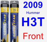 Front Wiper Blade Pack for 2009 Hummer H3T - Assurance