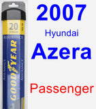 Passenger Wiper Blade for 2007 Hyundai Azera - Assurance