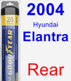 Rear Wiper Blade for 2004 Hyundai Elantra - Assurance