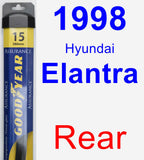 Rear Wiper Blade for 1998 Hyundai Elantra - Assurance