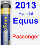 Passenger Wiper Blade for 2013 Hyundai Equus - Assurance