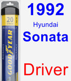 Driver Wiper Blade for 1992 Hyundai Sonata - Assurance