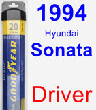 Driver Wiper Blade for 1994 Hyundai Sonata - Assurance