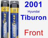 Front Wiper Blade Pack for 2001 Hyundai Tiburon - Assurance