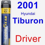 Driver Wiper Blade for 2001 Hyundai Tiburon - Assurance