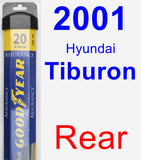 Rear Wiper Blade for 2001 Hyundai Tiburon - Assurance