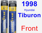 Front Wiper Blade Pack for 1998 Hyundai Tiburon - Assurance