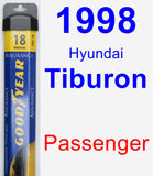 Passenger Wiper Blade for 1998 Hyundai Tiburon - Assurance