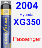 Passenger Wiper Blade for 2004 Hyundai XG350 - Assurance