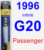 Passenger Wiper Blade for 1996 Infiniti G20 - Assurance