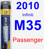 Passenger Wiper Blade for 2010 Infiniti M35 - Assurance