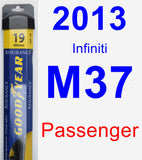 Passenger Wiper Blade for 2013 Infiniti M37 - Assurance