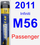 Passenger Wiper Blade for 2011 Infiniti M56 - Assurance