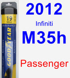 Passenger Wiper Blade for 2012 Infiniti M35h - Assurance