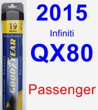 Passenger Wiper Blade for 2015 Infiniti QX80 - Assurance