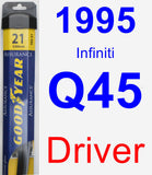 Driver Wiper Blade for 1995 Infiniti Q45 - Assurance