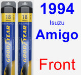 Front Wiper Blade Pack for 1994 Isuzu Amigo - Assurance