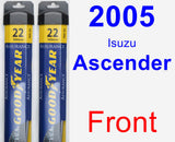 Front Wiper Blade Pack for 2005 Isuzu Ascender - Assurance