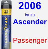 Passenger Wiper Blade for 2006 Isuzu Ascender - Assurance