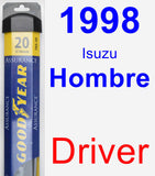 Driver Wiper Blade for 1998 Isuzu Hombre - Assurance