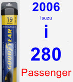 Passenger Wiper Blade for 2006 Isuzu i-280 - Assurance