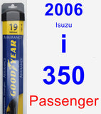 Passenger Wiper Blade for 2006 Isuzu i-350 - Assurance