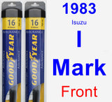 Front Wiper Blade Pack for 1983 Isuzu I-Mark - Assurance