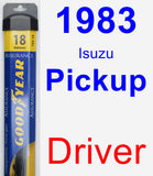 Driver Wiper Blade for 1983 Isuzu Pickup - Assurance