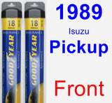 Front Wiper Blade Pack for 1989 Isuzu Pickup - Assurance