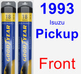 Front Wiper Blade Pack for 1993 Isuzu Pickup - Assurance