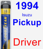 Driver Wiper Blade for 1994 Isuzu Pickup - Assurance