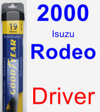 Driver Wiper Blade for 2000 Isuzu Rodeo - Assurance