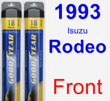 Front Wiper Blade Pack for 1993 Isuzu Rodeo - Assurance