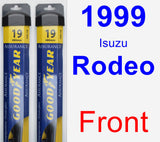 Front Wiper Blade Pack for 1999 Isuzu Rodeo - Assurance