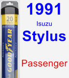 Passenger Wiper Blade for 1991 Isuzu Stylus - Assurance