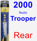 Rear Wiper Blade for 2000 Isuzu Trooper - Assurance