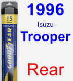 Rear Wiper Blade for 1996 Isuzu Trooper - Assurance