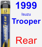 Rear Wiper Blade for 1999 Isuzu Trooper - Assurance