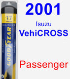 Passenger Wiper Blade for 2001 Isuzu VehiCROSS - Assurance