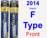 Front Wiper Blade Pack for 2014 Jaguar F-Type - Assurance