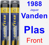 Front Wiper Blade Pack for 1988 Jaguar Vanden Plas - Assurance