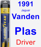 Driver Wiper Blade for 1991 Jaguar Vanden Plas - Assurance