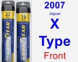 Front Wiper Blade Pack for 2007 Jaguar X-Type - Assurance
