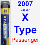 Passenger Wiper Blade for 2007 Jaguar X-Type - Assurance