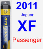 Passenger Wiper Blade for 2011 Jaguar XF - Assurance