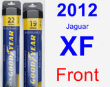 Front Wiper Blade Pack for 2012 Jaguar XF - Assurance