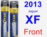 Front Wiper Blade Pack for 2013 Jaguar XF - Assurance