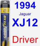 Driver Wiper Blade for 1994 Jaguar XJ12 - Assurance