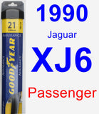 Passenger Wiper Blade for 1990 Jaguar XJ6 - Assurance