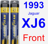 Front Wiper Blade Pack for 1993 Jaguar XJ6 - Assurance